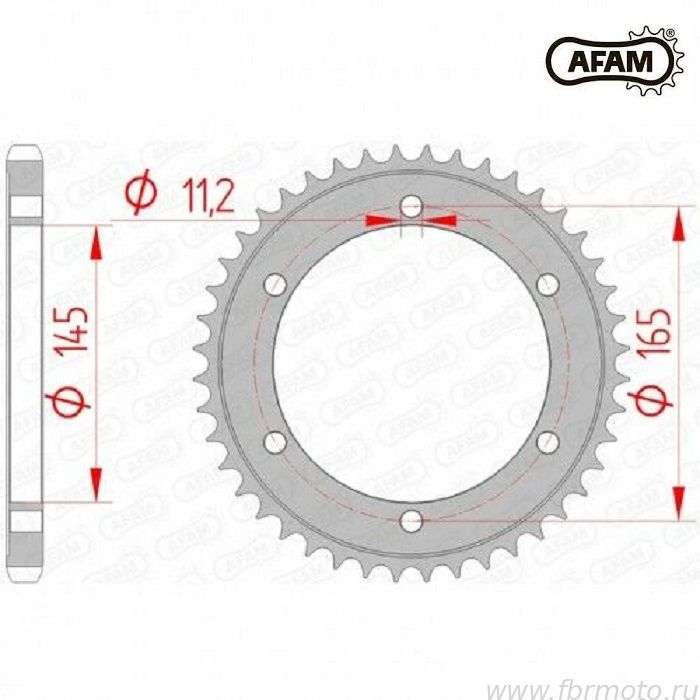 10409-44 Звезда ведомая, #525 NT 650 K Hawk AFAM 10409-44