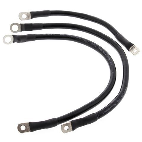 Провода Аккумулятора Black Для Мотоцикла Harley Flh Electra Glide Allballs 79-3006-1