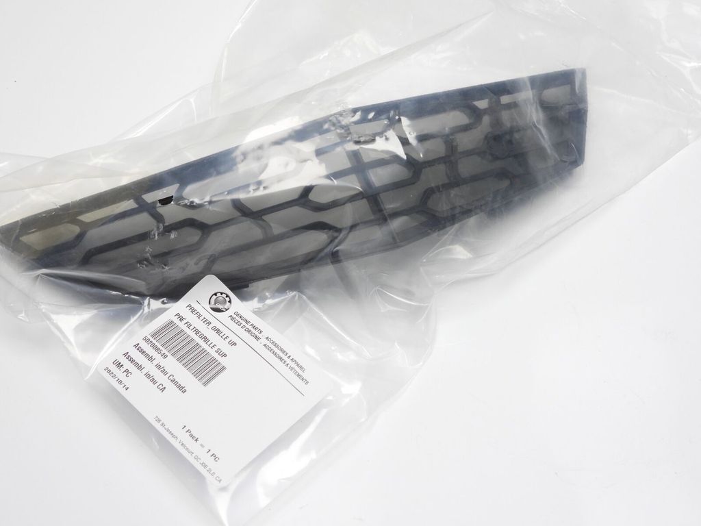 Решетка радиатора верхняя оригинал BRP 502007980/502008549 для BRP LYNX/Ski-Doo (Upper Prefilter Grill)