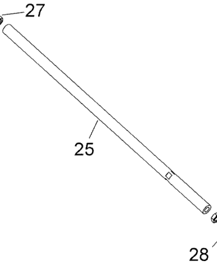 Рулевая тяга оригинал BRP 506152436 для BRP LYNX/Ski-Doo (Tie Rod)