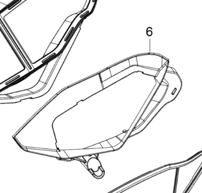 Адаптер воздушного фильтра оригинал BRP 508001021/508000687 для BRP LYNX/Ski-Doo (Adapter)