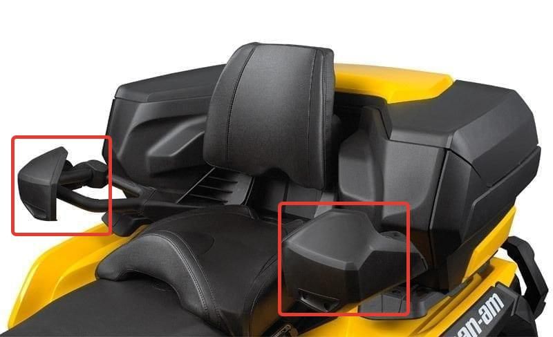 BRP 715001669 Passenger Wind Deflectors G2 Комплект ветровых щитков рукояток пассажира
