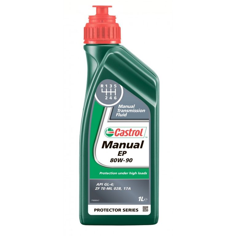Масло трансмиссионное (минеральное) CASTROL MANUAL EP 80W-90 ДЛЯ МКПП, 1 Л (15DBE2) (154F6D) (GL-4)