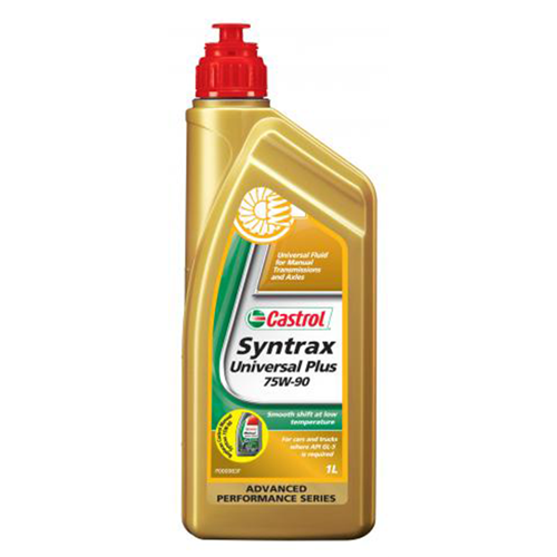 Масло трансмиссионное (синтетика) Castrol Syntrax UNIVERSAL PLUS 75W-90 - 1л (15DD12) (15DD0E) (154FB4) (GL-4/5)