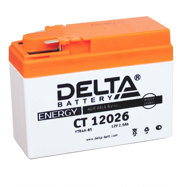 Аккумулятор Delta CT 12026 (YTR4A-BS)
