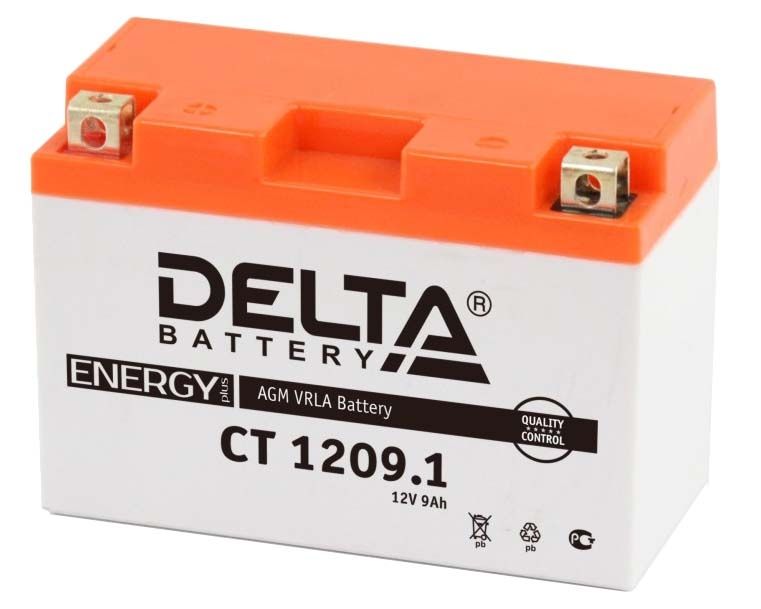 Аккумулятор Delta CT 1209.1 (YT9B-BS(9B4))