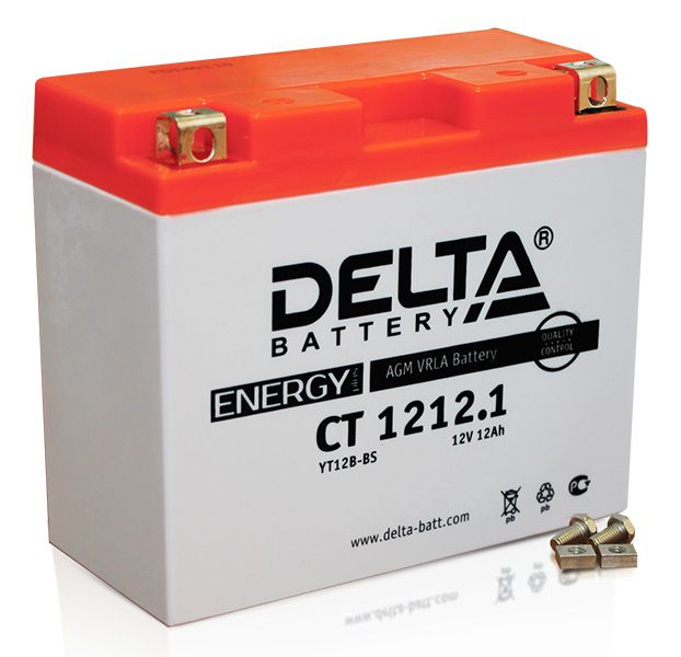 Аккумулятор Delta CT 1212.1 (YT12B-BS)