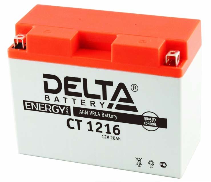Аккумулятор Delta CT 1216 (YB16AL-A2)