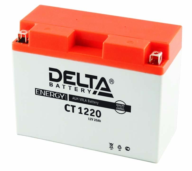 Аккумулятор Delta CT 1220 (Y50-N18L-A3, YTX24HL-BS, YTX24HL)