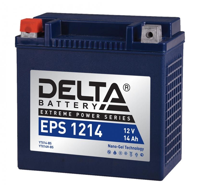Аккумулятор Delta EPS 1214 (YTX14-BS, YTX14H-BS)