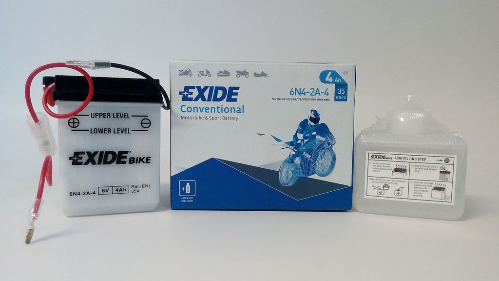 Аккумулятор Exide 6N4-2A-4