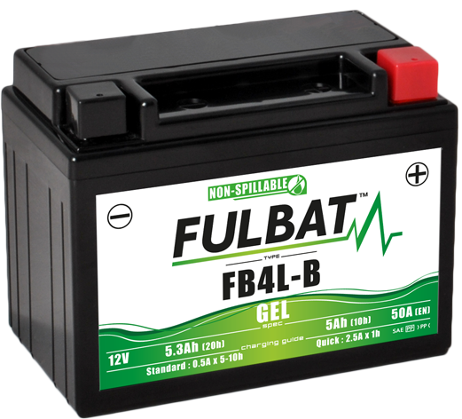 Аккумулятор гелевый FULBAT FB4L-B (YB4L-B)