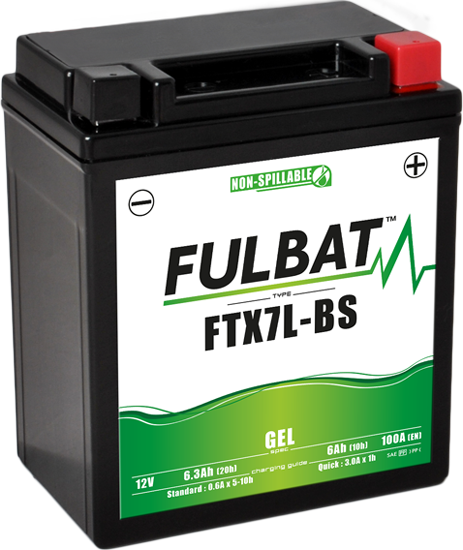 Аккумулятор гелевый FULBAT FTX7L-BS-GEL (YTX7L-BS)