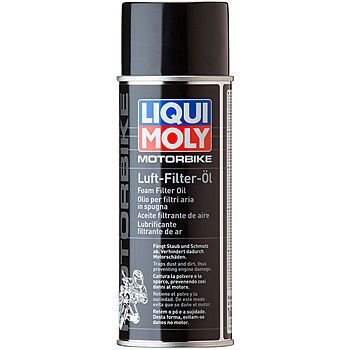 Масло (спрей) LIQUI MOLY Motorbike Luft Filter Oil для пропитки воздушного фильтра из поролона — 400 мл (1604/3950)