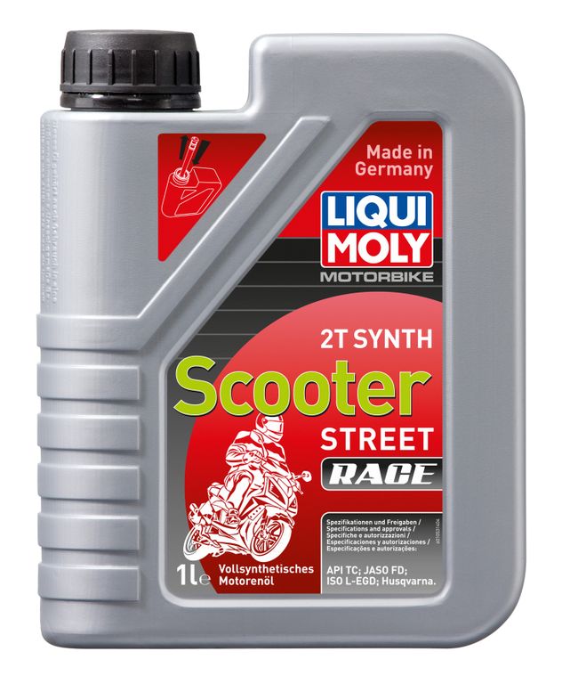 Масло моторное Liqui Moly Motorbike 2T Synth Scooter Street Race (Синтетическое) - 1 Л (1053)