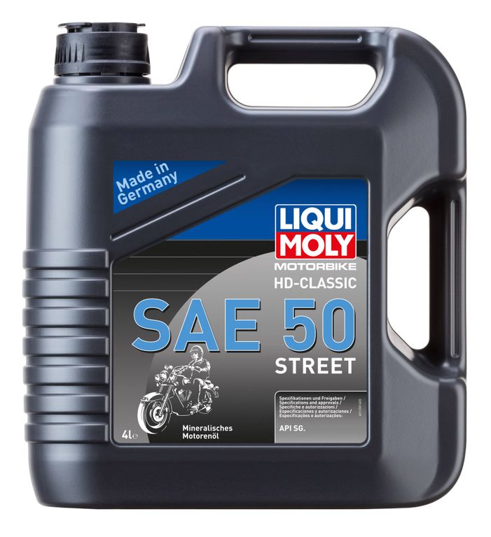 Масло моторное Liqui Moly Motorbike 4T HD-Classic Street SAE 50 (Минеральное) - 4 Л (1230)