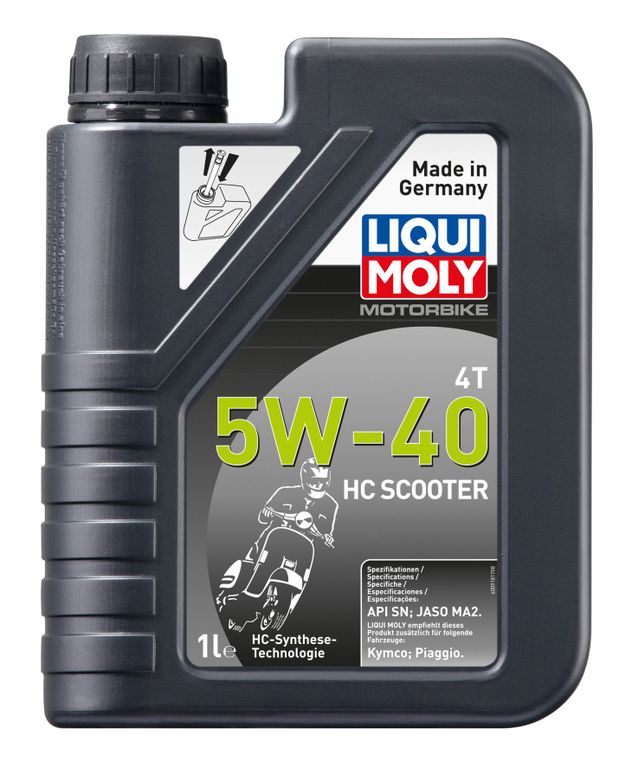 Масло моторное Liqui Moly Motorbike 4T 5W-40 HC Scooter (HC-синтетическое) - 1 Л (20829)