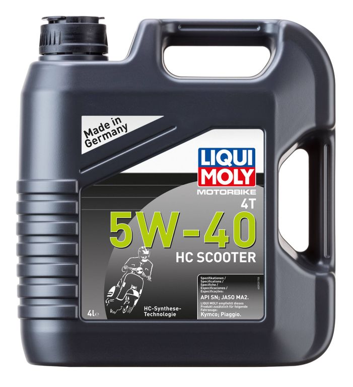 Масло моторное Liqui Moly Motorbike 4T 5W-40 HC Scooter (HC-синтетическое) - 4 Л (20830)