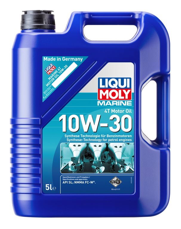 Масло моторное Liqui Moly Marine 4T Motor Oil 10W-30 (HC-синтетическое) - 5 Л (25023)