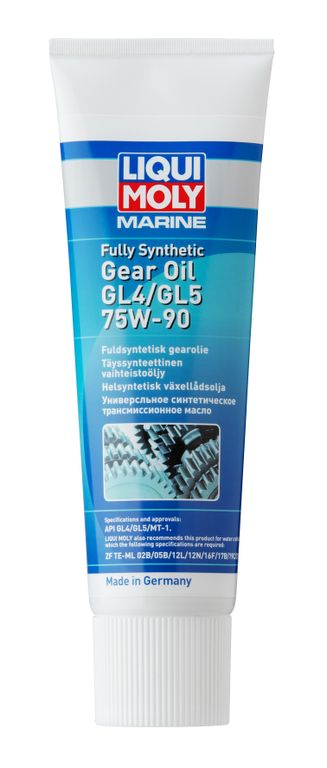 Масло трансмиссионное Liqui Moly Marine Vollsynthetisches Getriebel GL4/GL5 75W-90 (Синтетическое) - 0,25 Л (25037)