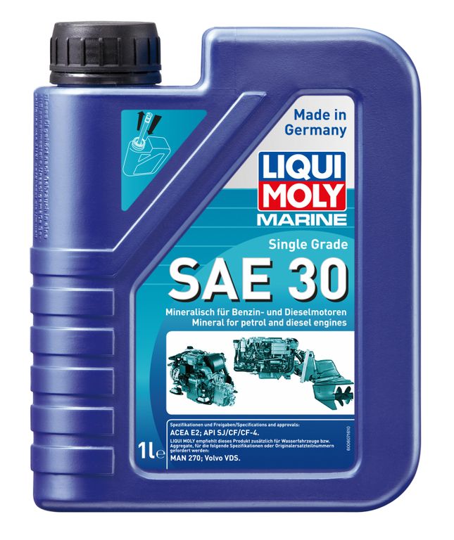 Масло моторное Liqui Moly Marine Single Grade 30 (Минеральное) - 1 Л (25065)