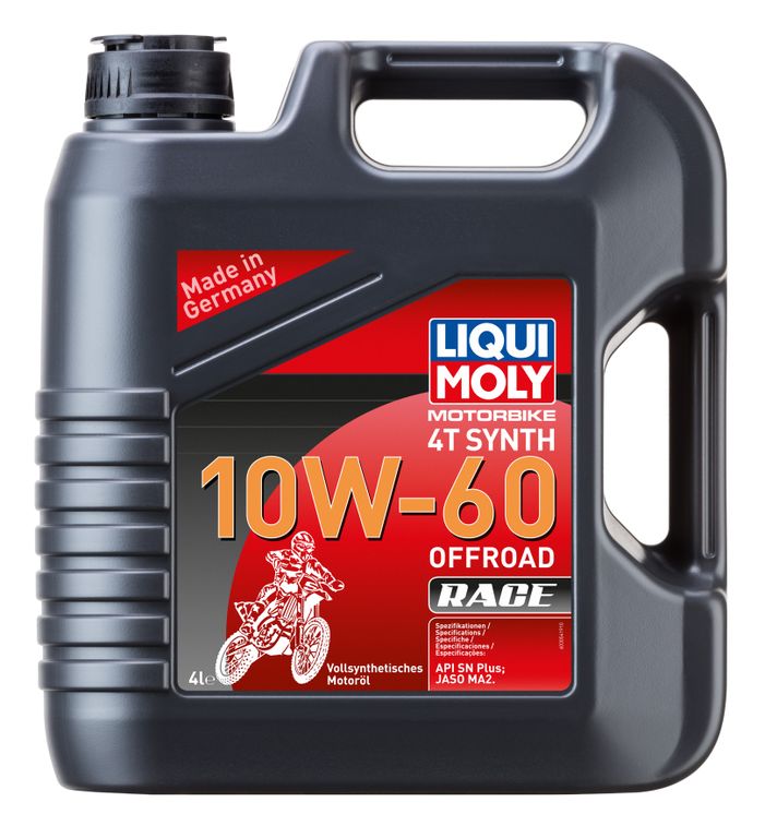 Масло моторное Liqui Moly Motorbike 4T Synth 10W-60 Offroad Race (Cинтетическое) - 4 Л (3054)