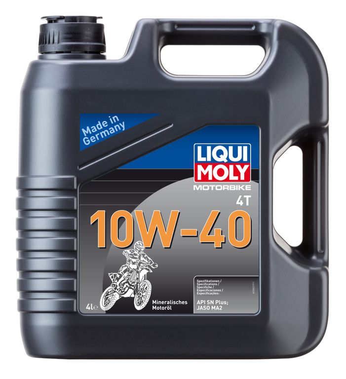 Масло моторное Liqui Moly Motorbike 4T 10W-40 Basic Offroad (минеральное) - 4 Л (3062)