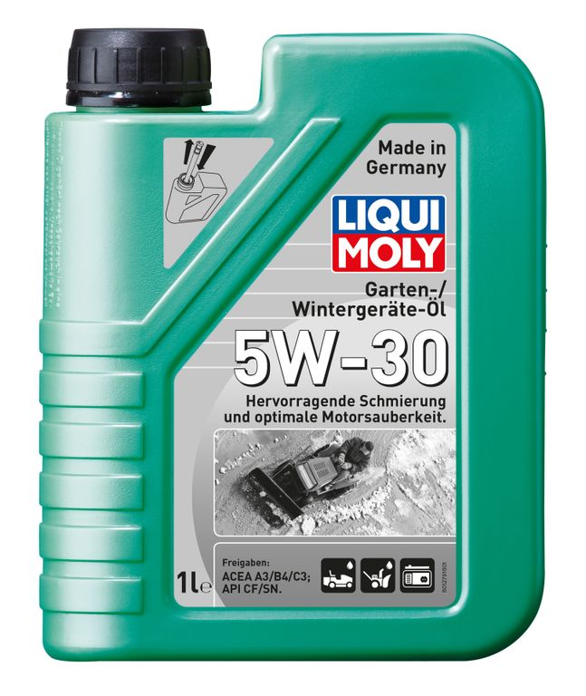 Масло моторное Liqui Moly Garten-Wintergerate-Oil 4T 5W-30 (НС-синтетическое) моторное масло для зимней садовой техники - 1 Л (39018/1279)