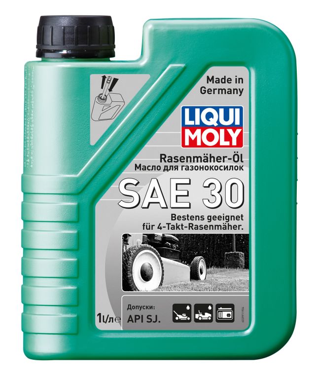 Масло моторное Liqui Moly 4T Rasenmaher-Oil SAE 30 (минеральное) для газонокосилок - 1 Л (3991)