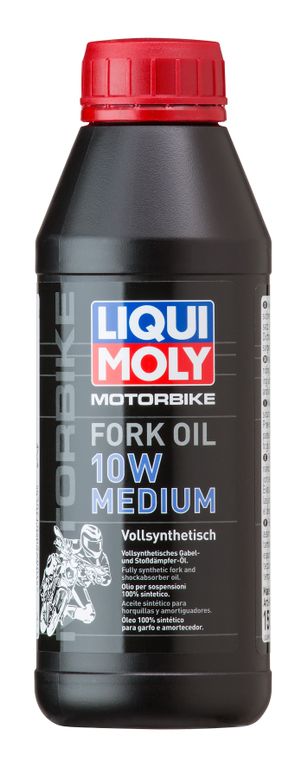 Масло для вилок и амортизаторов 10W (синтетическое) Liqui Moly Motorbike Fork Oil 10W Medium - 0,5 Л (1506/7599)