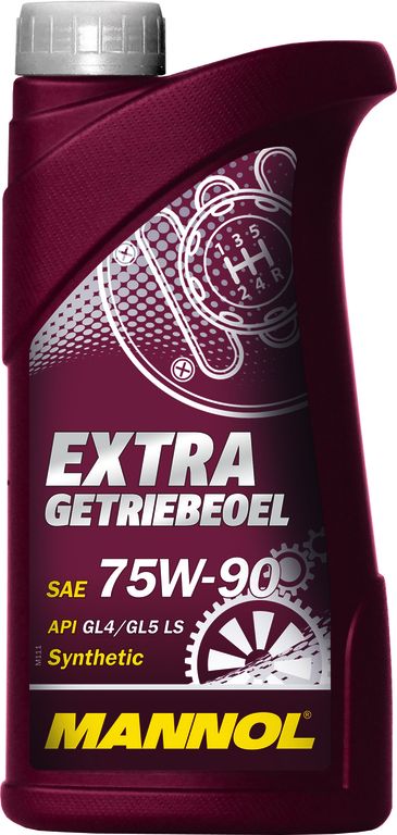 Масло трансмиссионное Mannol EXTRA GETRIEBEOEL 75W-90 (GL 4/GL 5/LS) (Синтетическое) (1304) (MN8103-1) - 1л