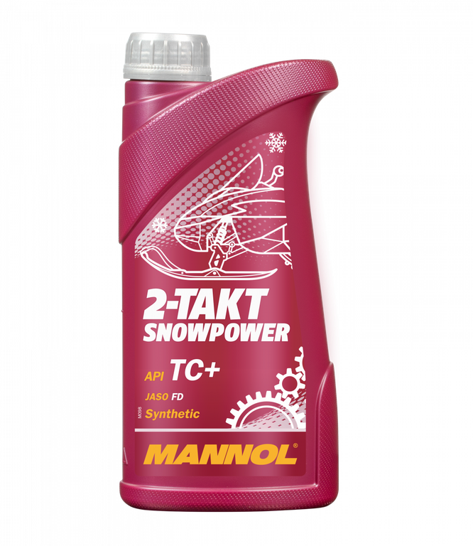 МОТОРНОЕ МАСЛО MANNOL 2-Takt Snowpower MN7201-1 1L (1430) (Синтетика)