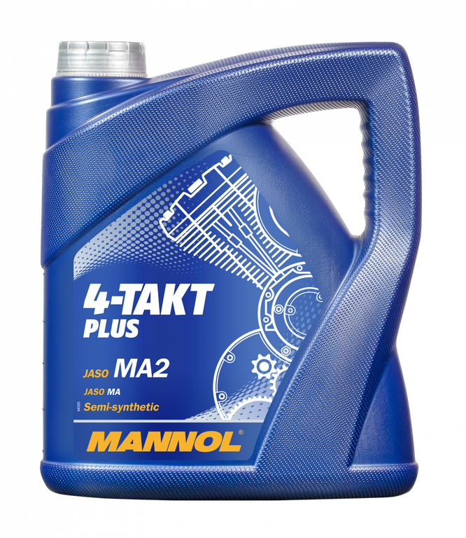 Моторное масло MANNOL 4-Takt Plus 10W-40 MN7202-4 4l (Полусинтетика) (1425)