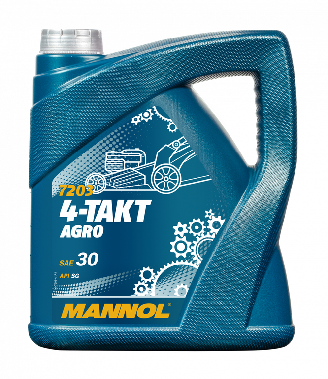Моторное масло MANNOL 4-Takt Agro SAE 30 MN7203-4 (1441) 4L (Минеральное)