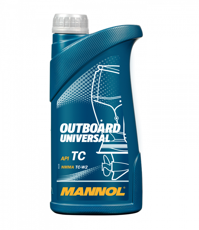 Моторное масло MANNOL Outboard Universal MN7208-1 (1421) 1L (Минеральное)