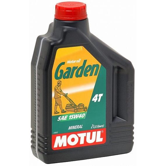 Масло моторное для 4-x тактных двигателей Motul 15W40 Garden 4T - 2 Л (101311)
