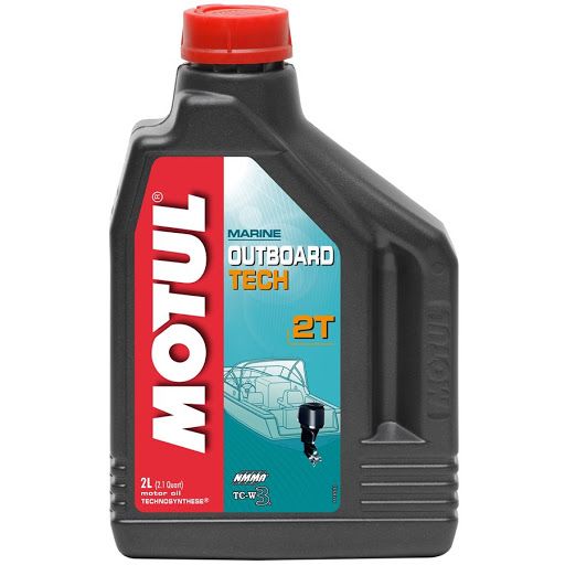 Масло моторное для 2-x тактных двигателей Motul MARINE 2T 2T OUTBOARD TECH 2T TC-W3 - 2 Л (101726)