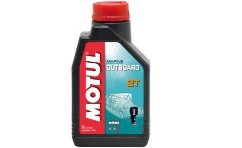 Масло моторное для 2-x тактных двигателей Motul MARINE 2T 2T OUTBOARD 2T TC-W2 - 1 Л (102788)
