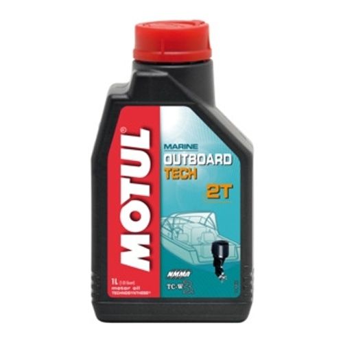 Масло моторное для 2-x тактных двигателей Motul MARINE 2T 2T OUTBOARD TECH 2T TC-W3 - 1 Л (102789)