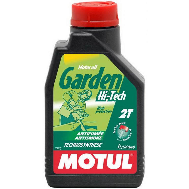 Масло моторное для 2-x тактных двигателей Motul 2T Garden 2T Hi-Tech TC/FC - 1 Л (102799)