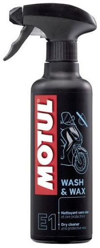 Очистка и защита без воды Motul E1 Wash & Wax - 0,4 Л (102996)