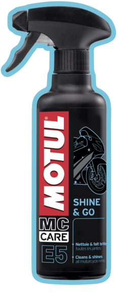 Очиститель пластиковых поверхностей Motul E5 Shine & Go - 0,4 Л (103000)