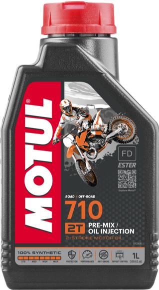 Масло моторное для 2-x тактных двигателей Motul 2T 710 2T TC/FD - 1 Л (104034)