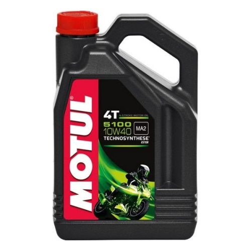 Масло моторное для 4-x тактных двигателей Motul 10W40 5100 4T SM/MA2 - 4 Л (104068)