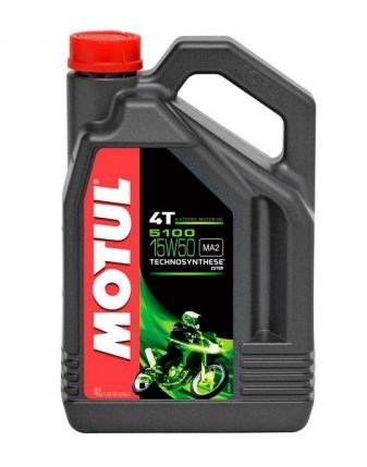 Масло моторное для 4-x тактных двигателей Motul 15W50 5100 4T SM/MA2 - 4 Л (104083)