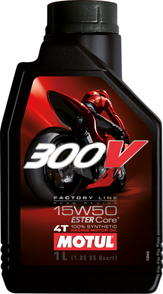 Масло моторное для 4-x тактных двигателей Motul 15W50 300V 4T FL ROAD RACING ROAD RACING - 1 Л (104125)