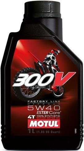 Масло моторное для 4-x тактных двигателей Motul 5W40 300V 4T OFF ROAD OFF ROAD RACING - 1 Л (104134)