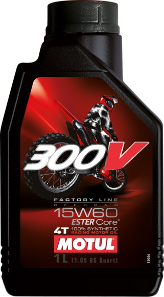 Масло моторное для 4-x тактных двигателей Motul 15W60 300V 4T OFF ROAD OFF ROAD RACING - 1 Л (104137)
