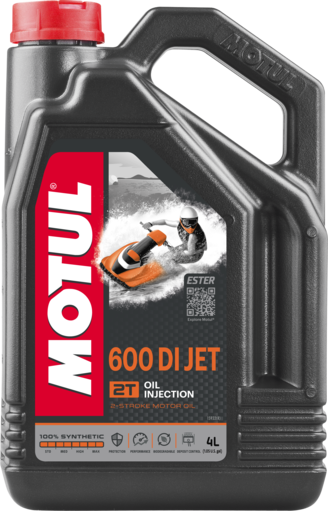 Масло моторное для 2-x тактных двигателей Motul 2T 600 DI JET TC-W3 - 4 Л (105872)