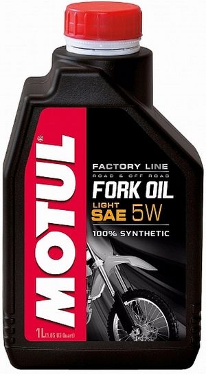 Вилочное и амортизаторное масло Motul 5W FORK OIL FL L 5W - 1 Л (105924)